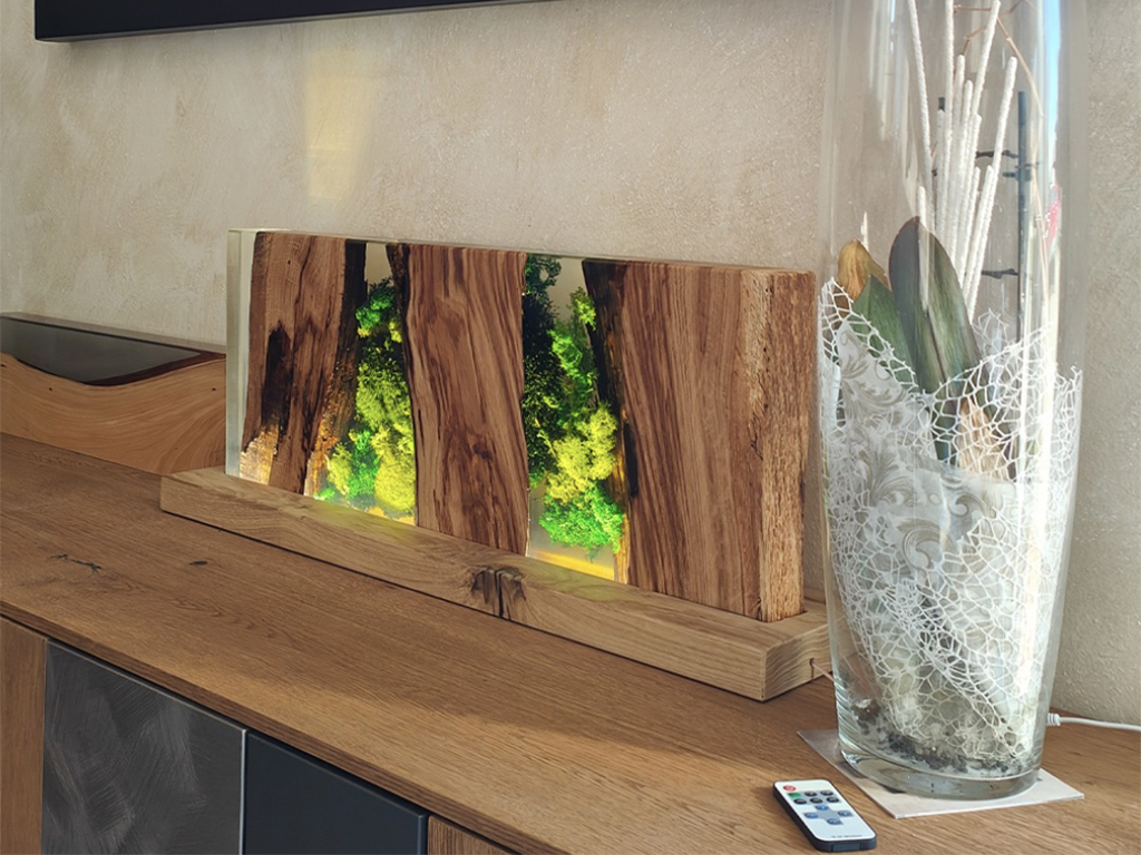 Verde stabilizzato da oggi anche nelle creazioni di Woodmood
